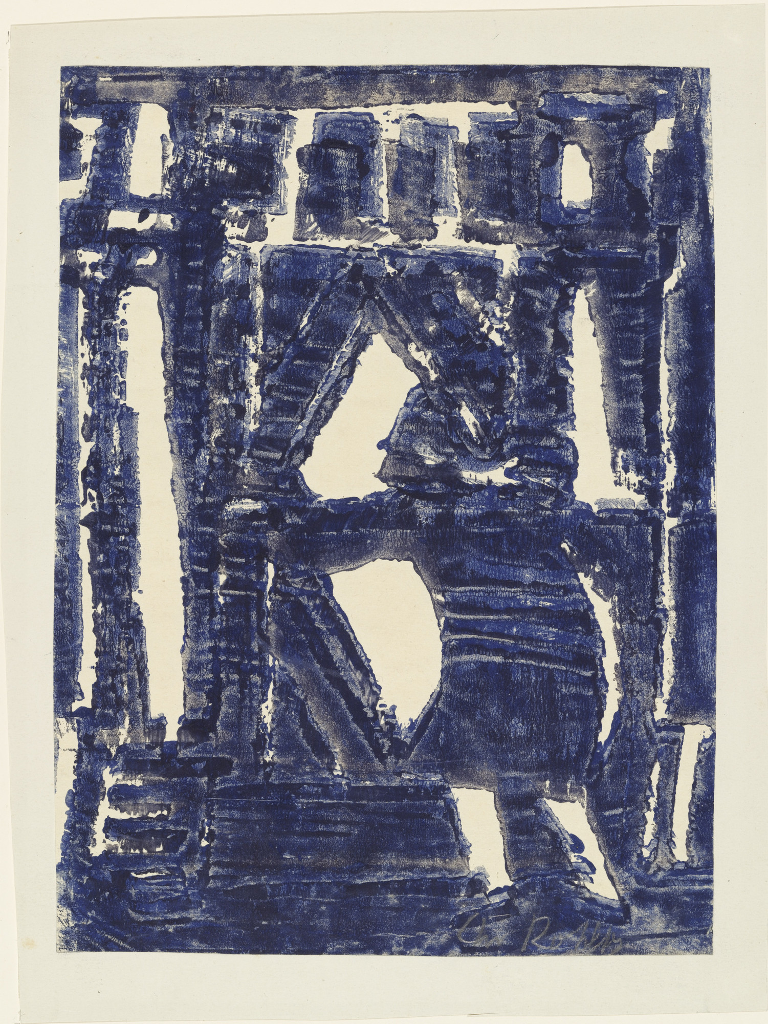 Christian Rohlfs. Man at the Front Door