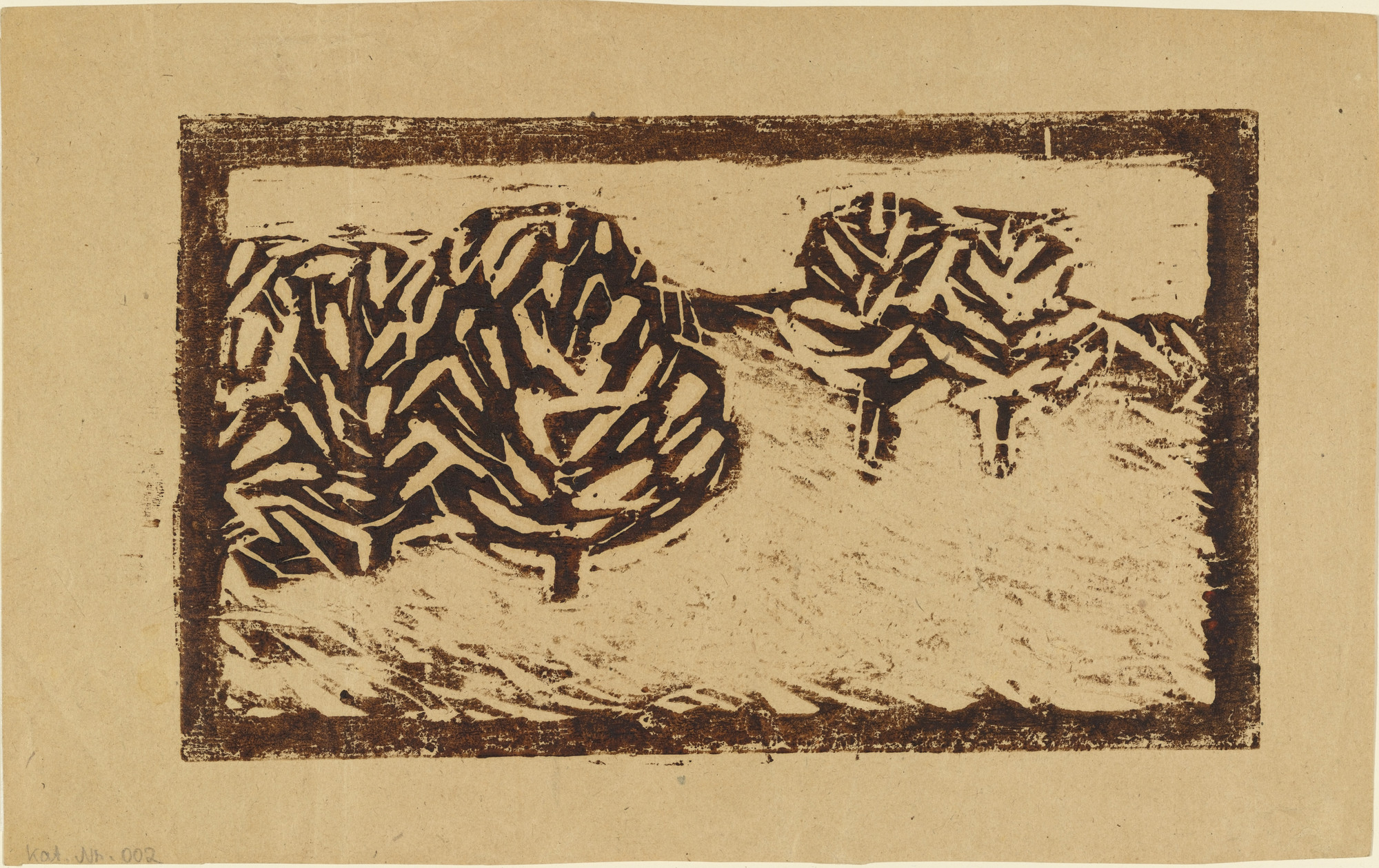 Christian Rohlfs. Landscape (Polling) [Landschaft (Polling)]. (1911)