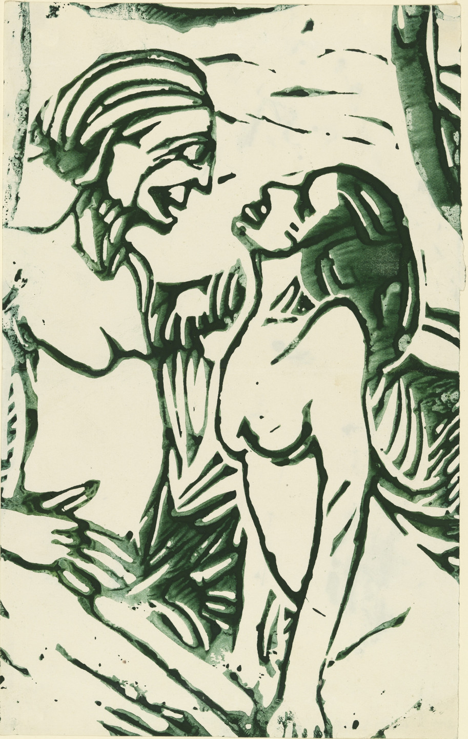 Christian Rohlfs. Conversation (Unterhaltung). (c. 1908-09)
