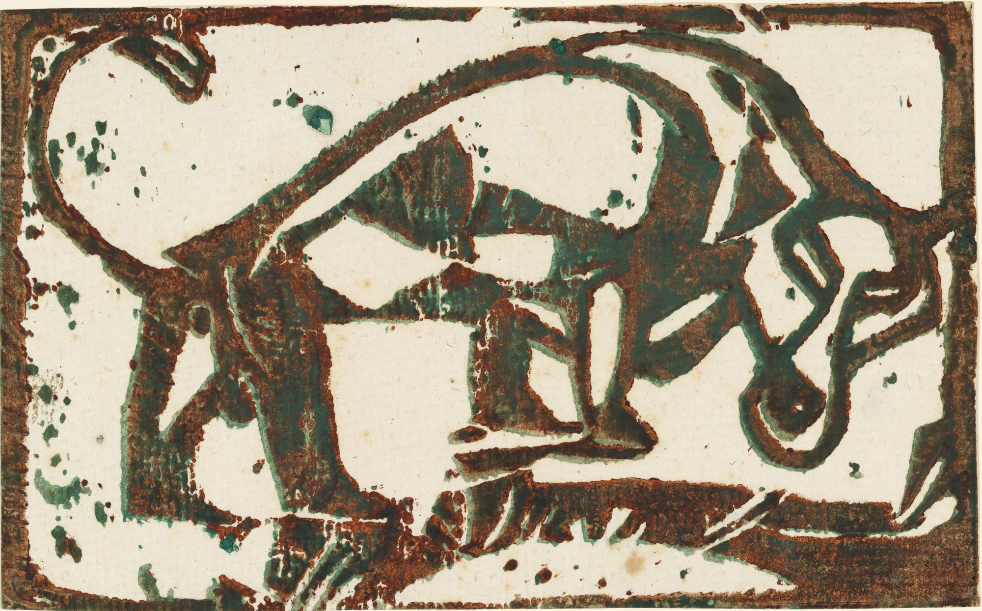 Christian Rohlfs. The Beast (Das Tier). (1925)