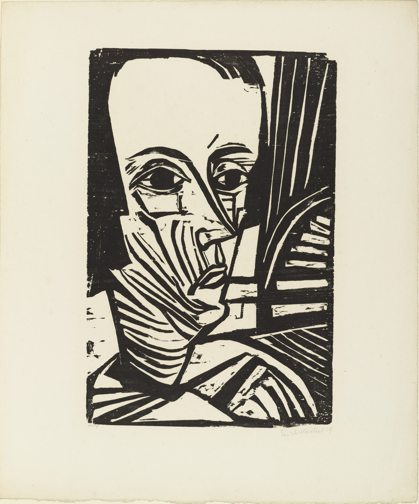 A.N. from the portfolio Eleven Woodcuts, 1912-1919 (Elf Holzschnitte, 1912-1919)