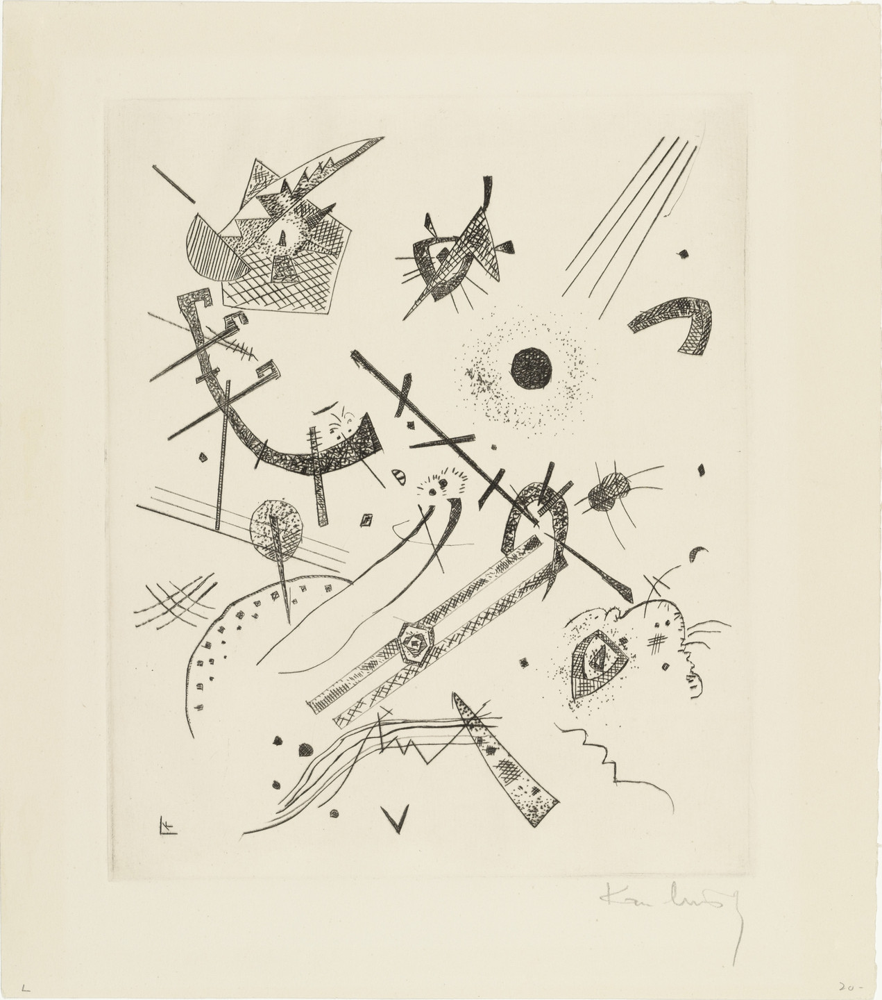 Vasily Kandinsky. Small Worlds XI (Kleine Welten XI) from Small Worlds (Kleine Welten). 1922