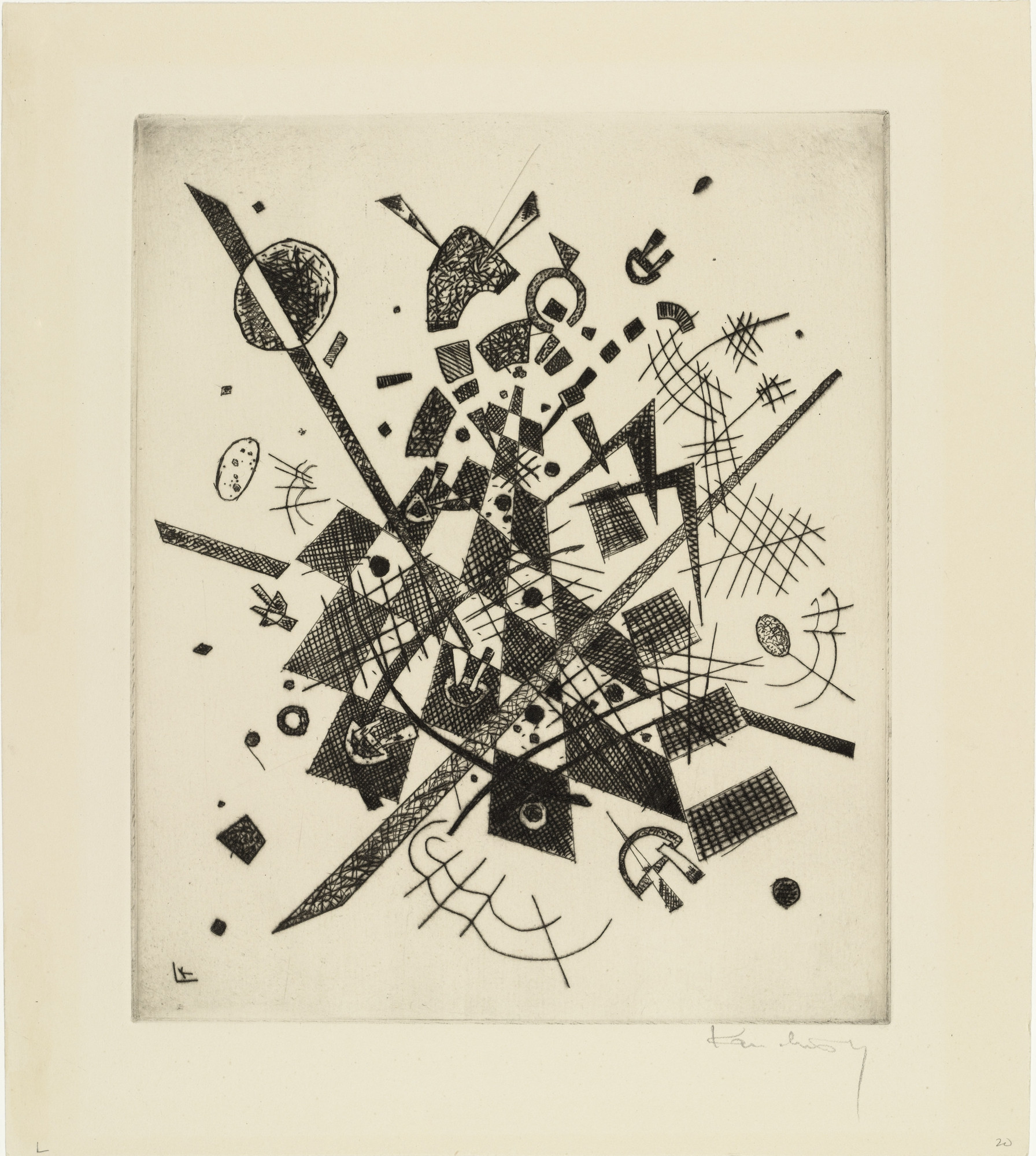 Vasily Kandinsky. Small Worlds IX (Kleine Welten IX) from Small