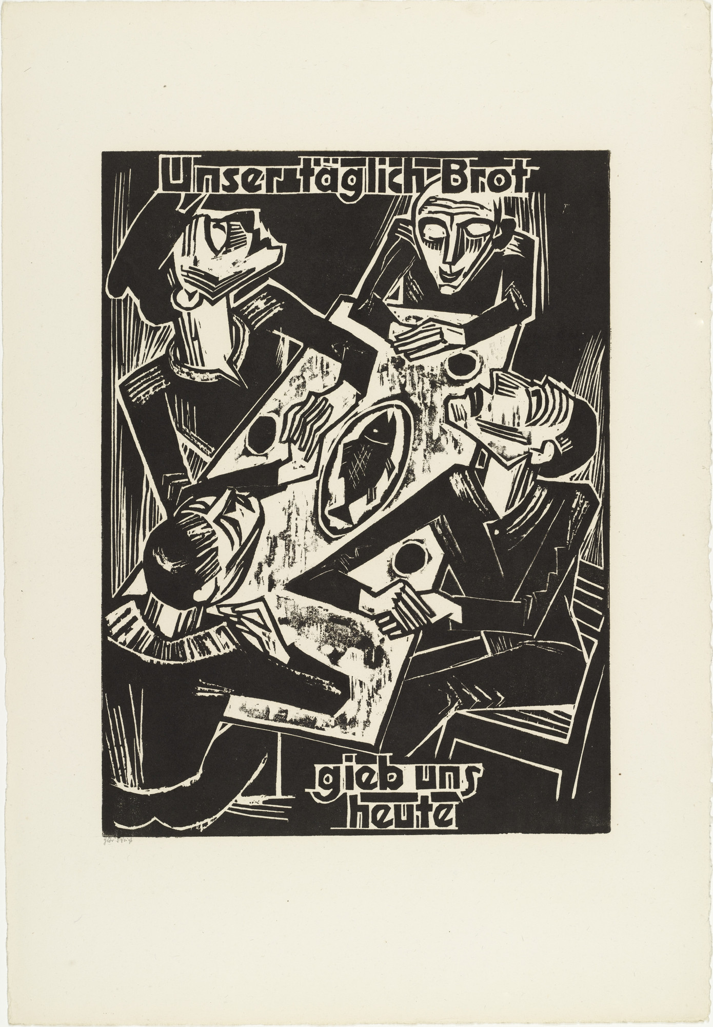 Max Pechstein. Give us this day / our daily bread from The Lord&