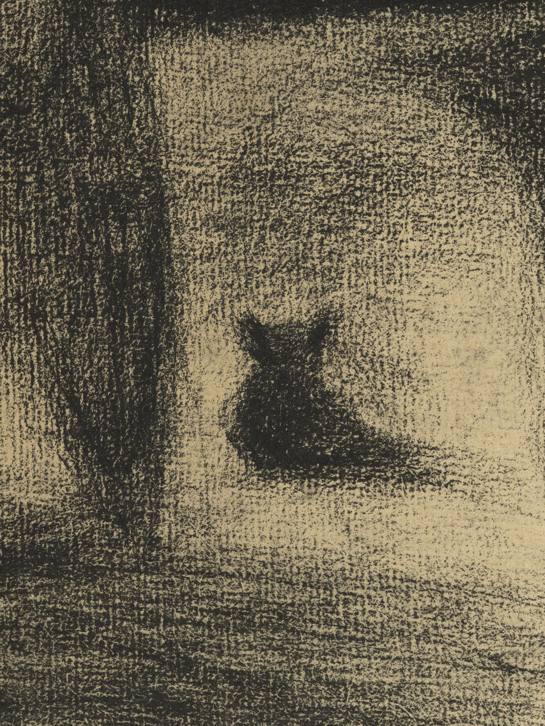 Georges-Pierre Seurat. Carriage and Dog (La Carriole et le chien). c. 1882–84