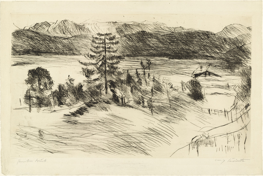 Large Walchensee Landscape (Grosse Walchenseelandschaft)