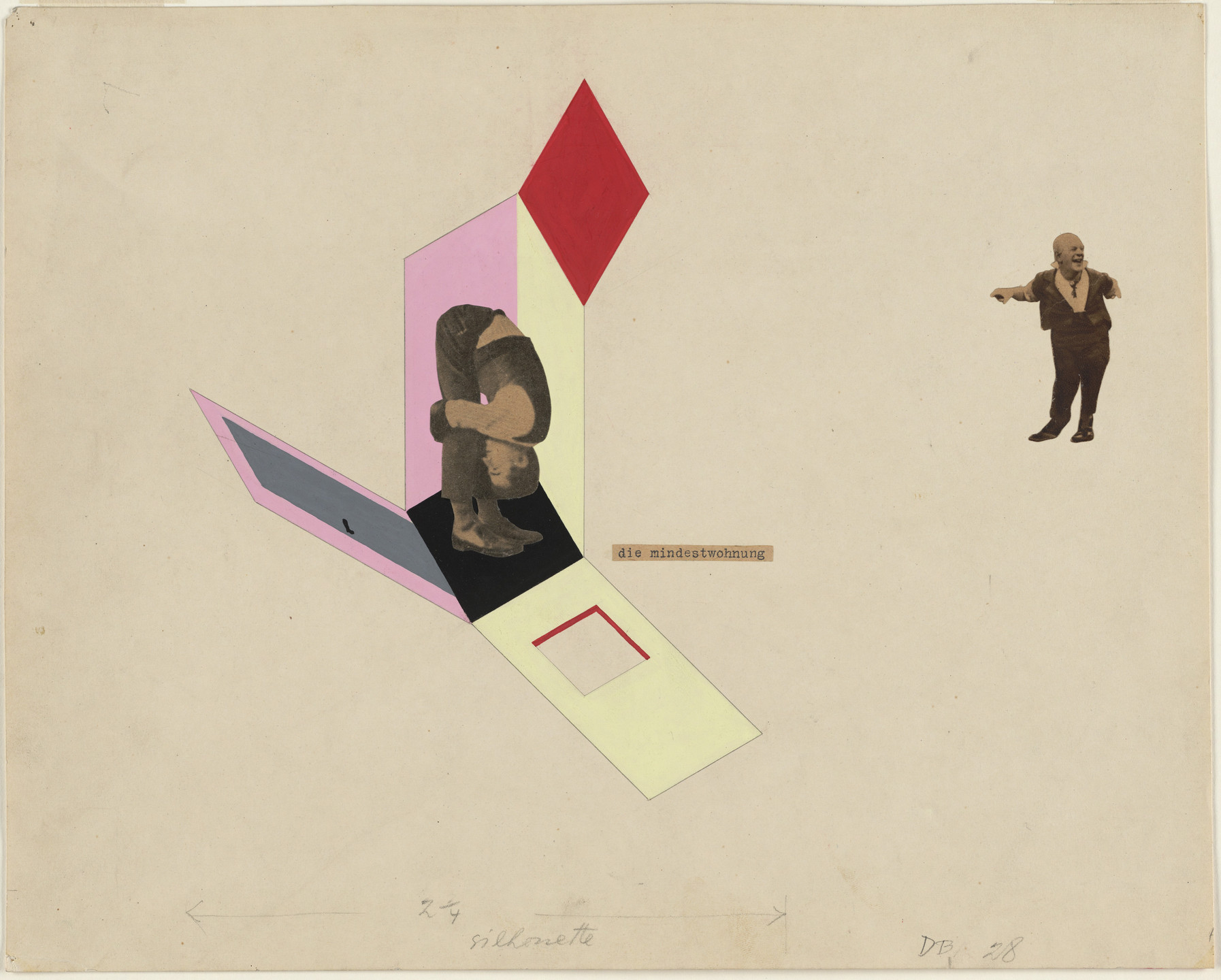 Albrecht Heubner. Minimal Dwelling, project. 1930–1933