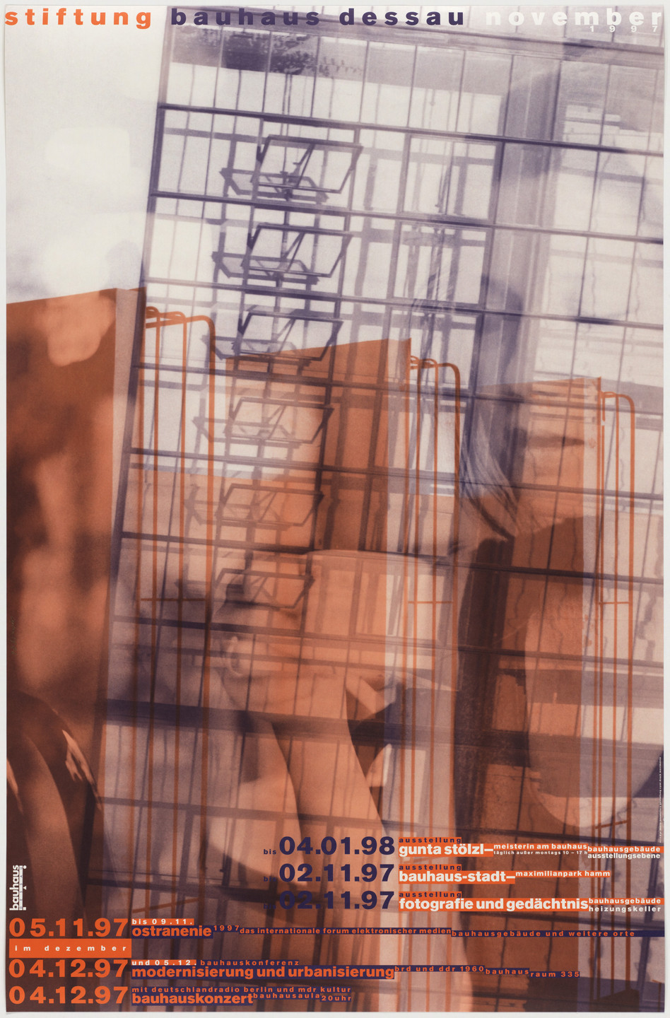 Cyan. Stiftung Bauhaus Dessau November 1997. 1996