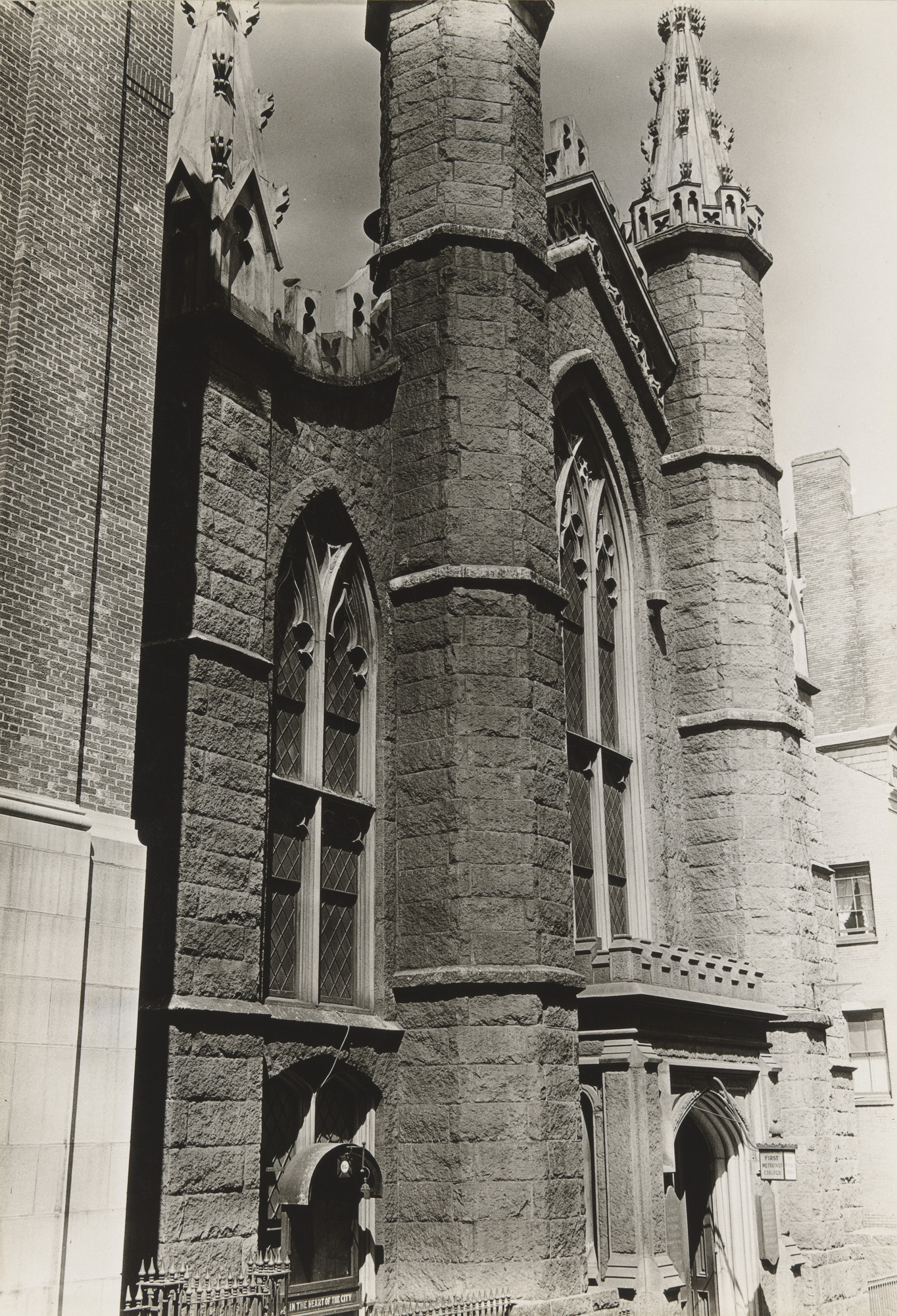 Walker Evans. Gothic Church, Boston, Massachusetts