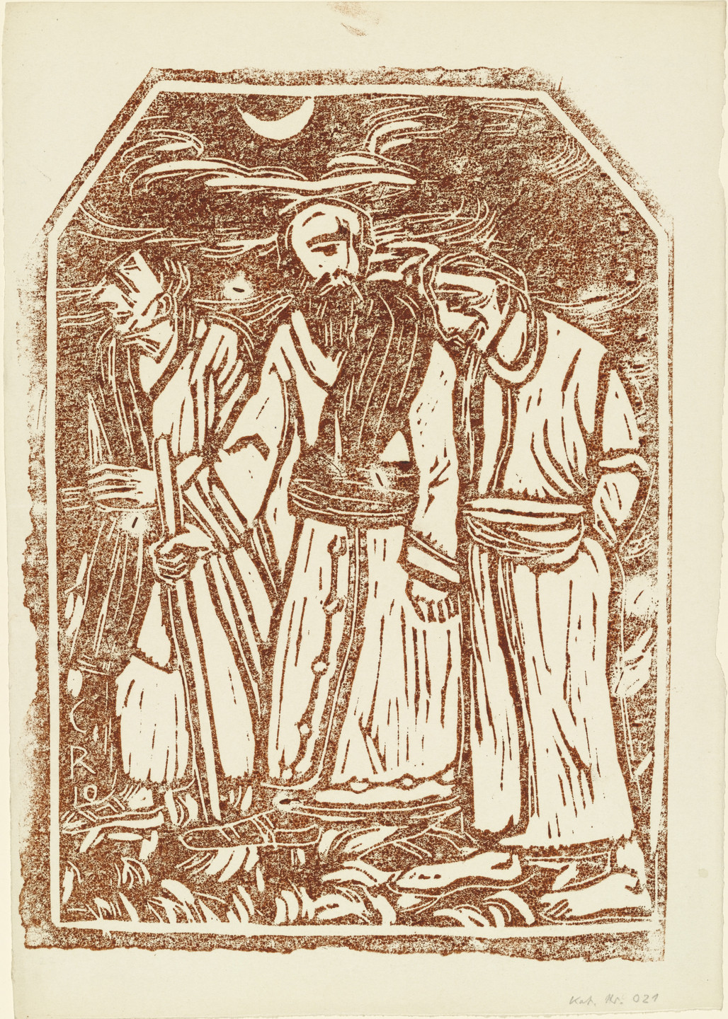Christian Rohlfs. Nomads (Wanderer). 1910