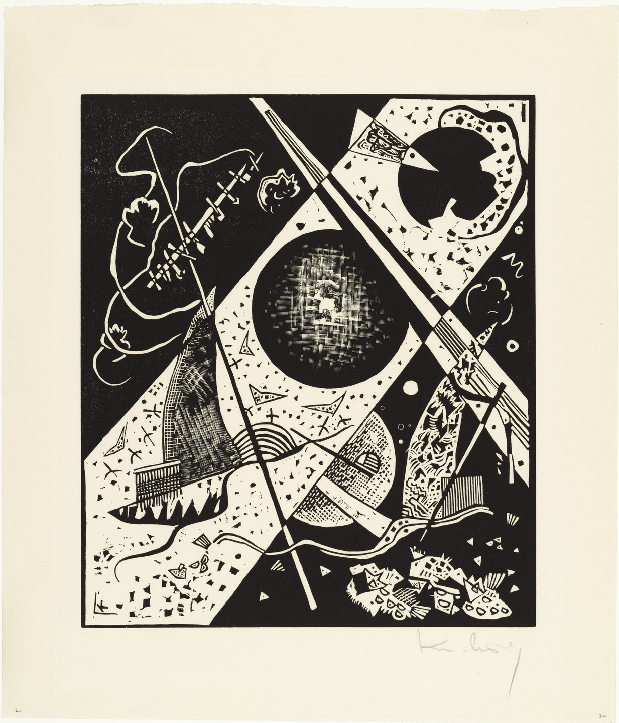 Vasily Kandinsky. Small Worlds VI (Kleine Welten VI) from Small Worlds (Kleine Welten). 1922
