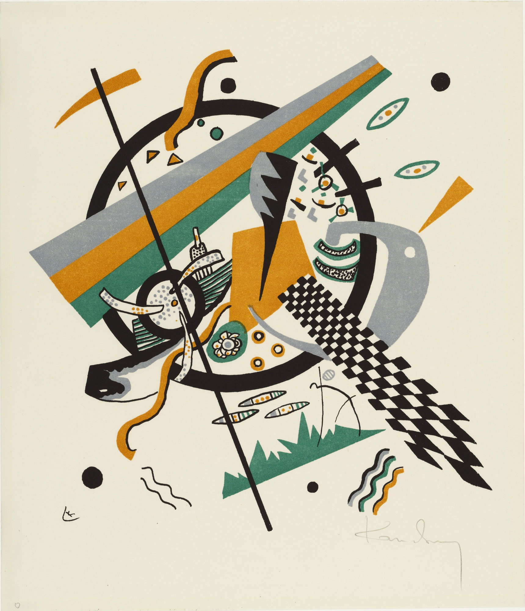 Vasily Kandinsky. Small Worlds IV (Kleine Welten IV) from Small 