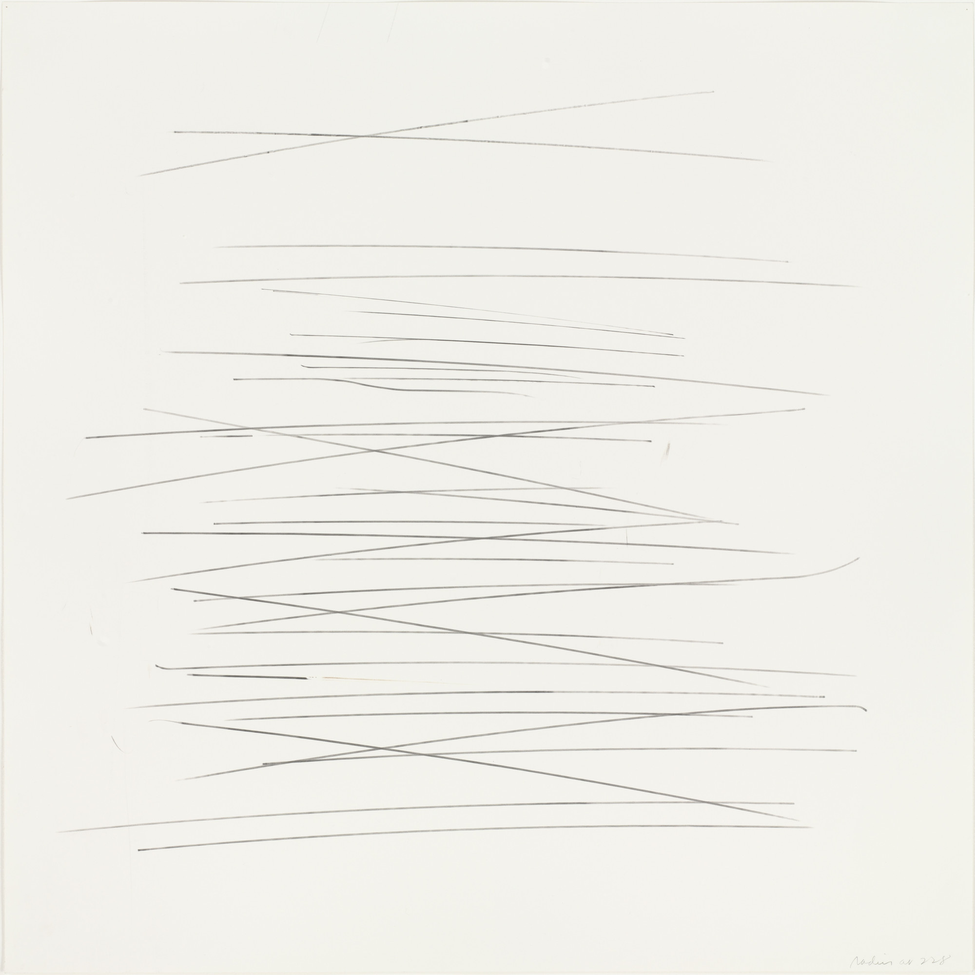 Ellsworth Kelly. Lines (1/4) Radius: 228"