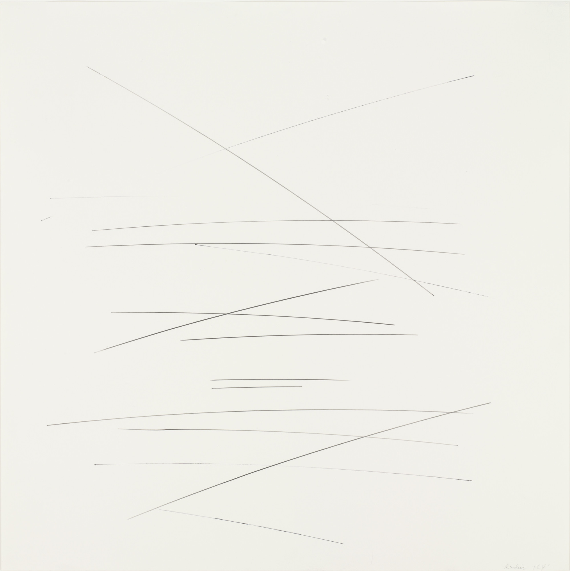 Ellsworth Kelly. Lines (4/4) Radius: 164"