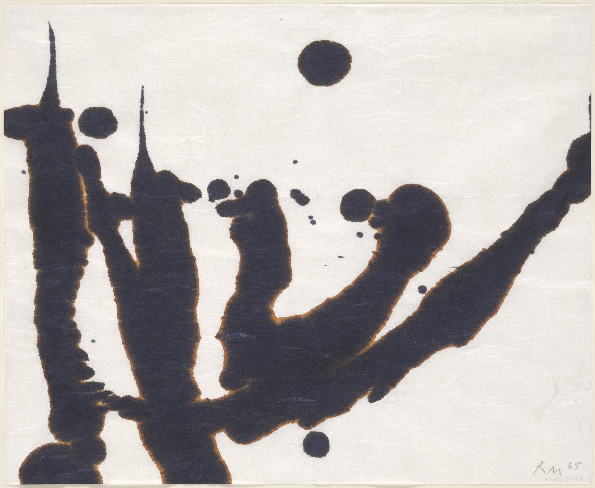 Robert Motherwell. Untitled from the series Lyric Suite
