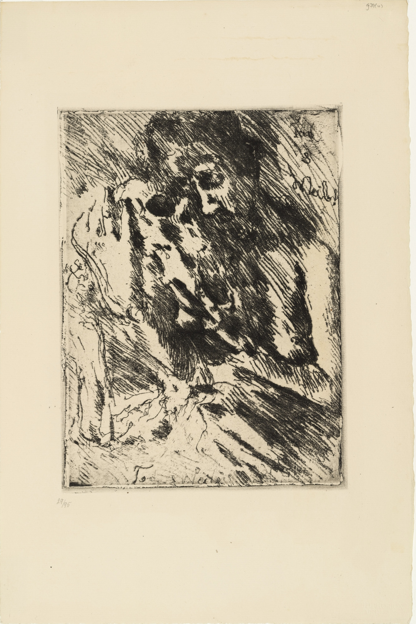 Lovis Corinth. Death and the Woman