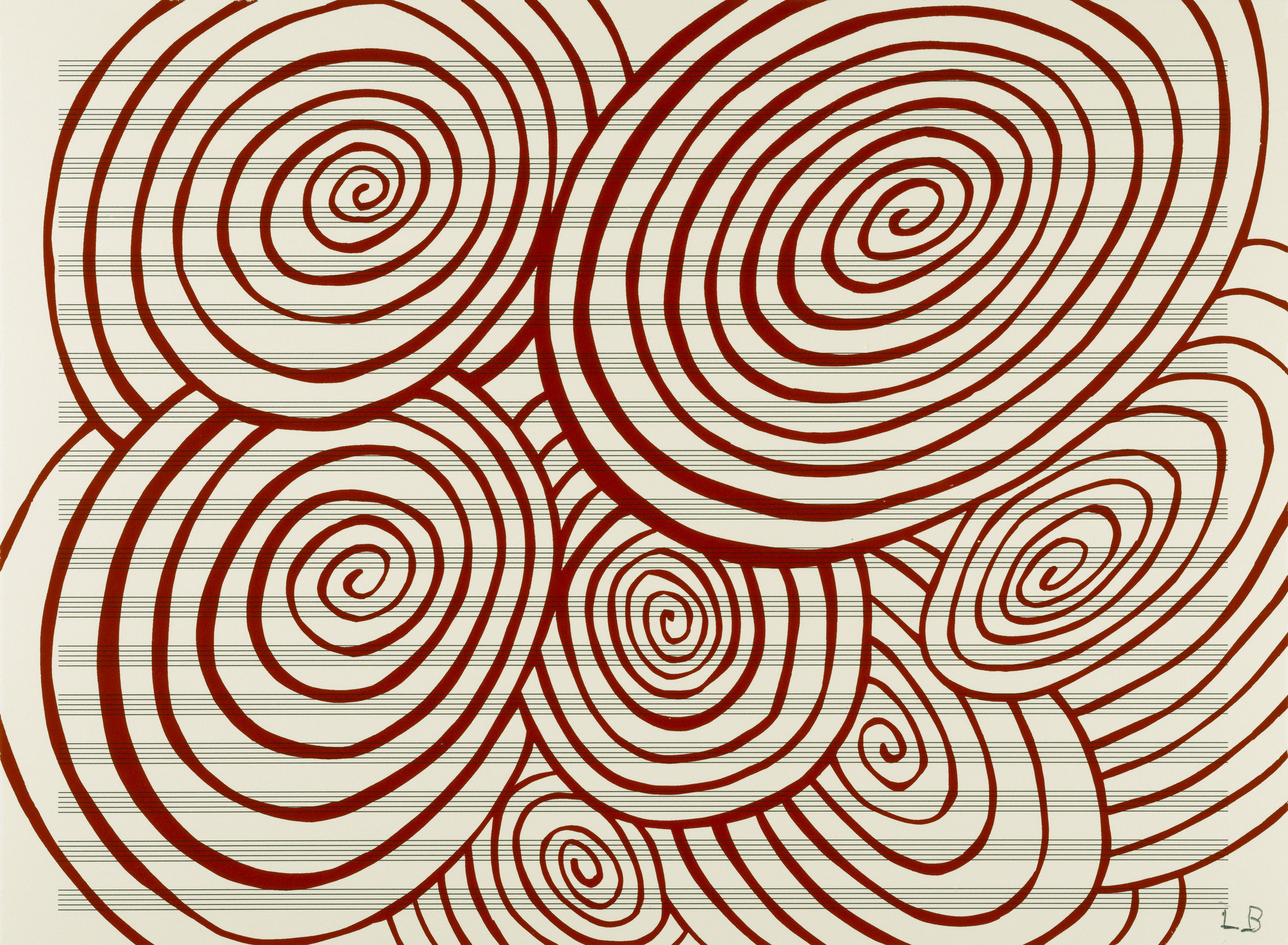 Louise Bourgeois. Untitled, no. 12 of 19, from the portfolio, Fugue