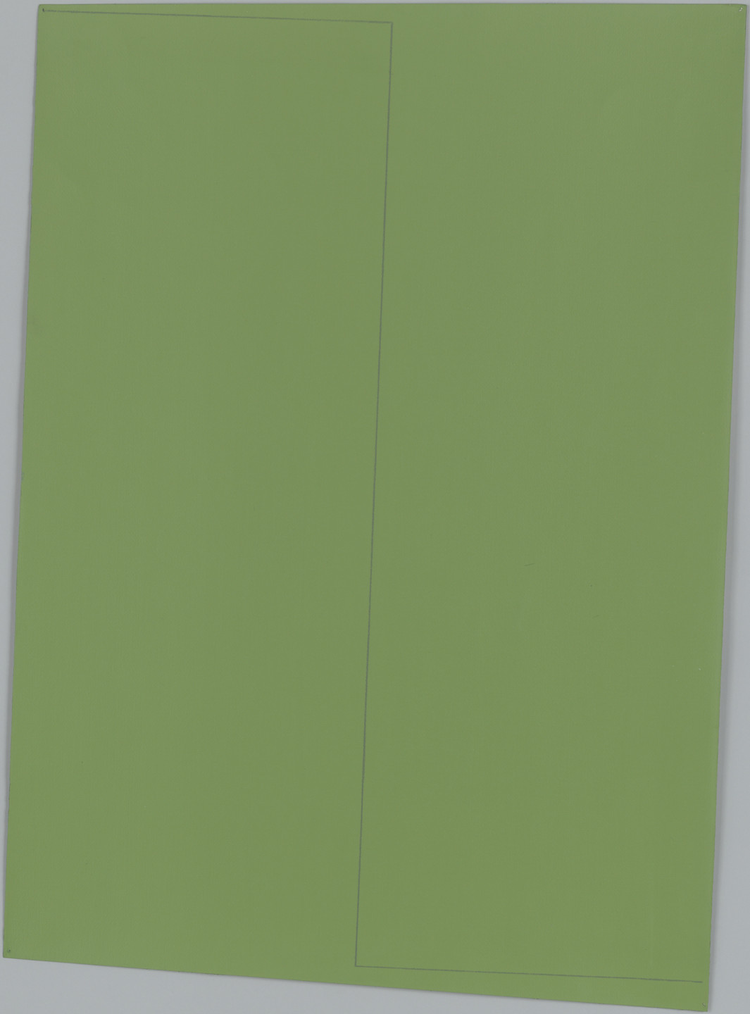 Robert Mangold. Four Distorted Rectangles with Line Division (Green, Blue, Sand, Ocher). 1979