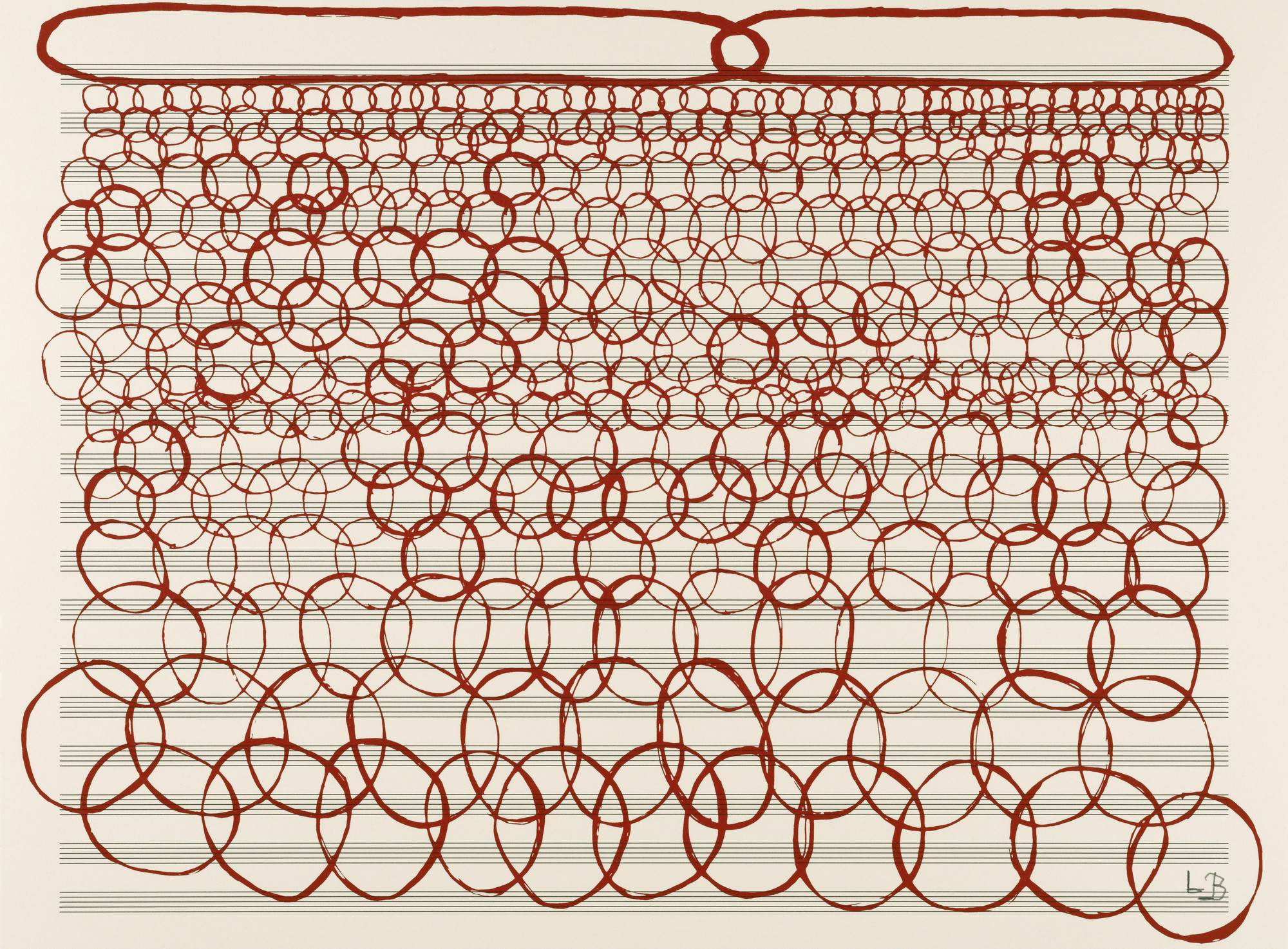 Louise Bourgeois. Untitled, no. 8 of 19, from the portfolio, Fugue