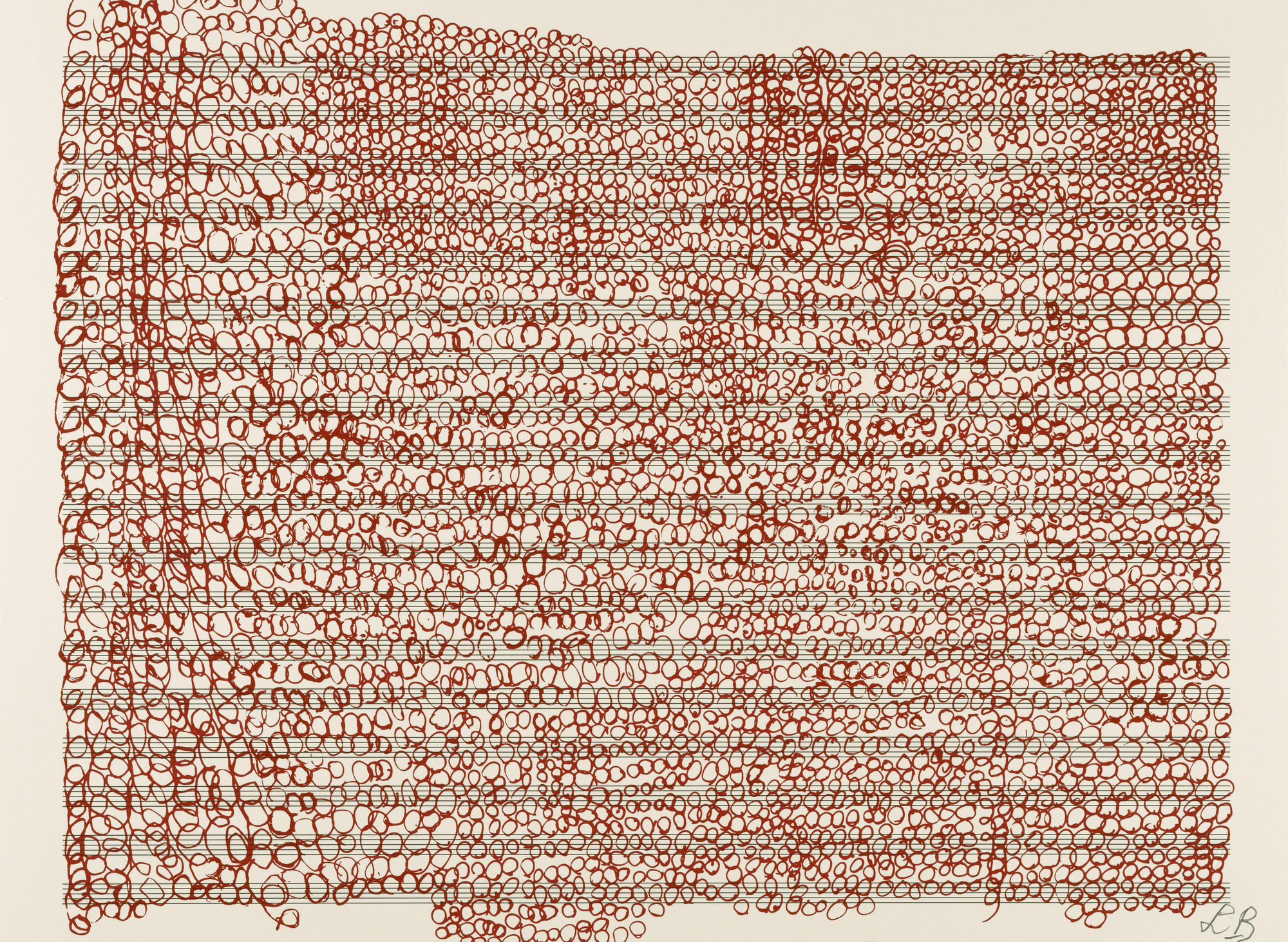 Louise Bourgeois. Untitled, no. 9 of 19, from the portfolio, Fugue