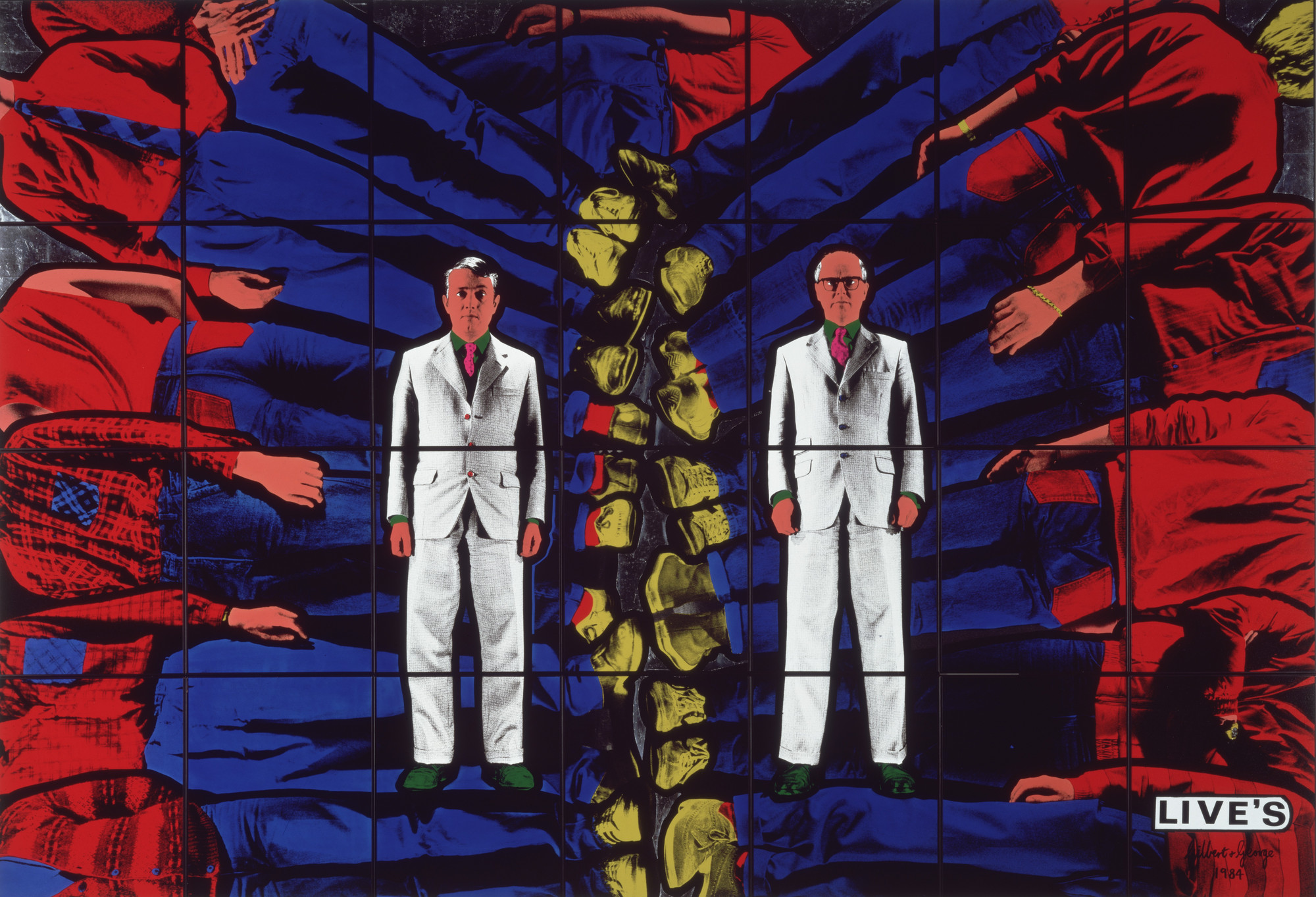 Gilbert &amp; George, Gilbert Proesch, George Passmore. Live&#39;s. 1984