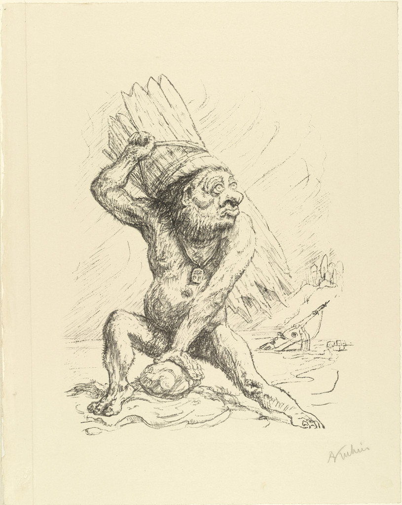 Caliban from the portfolio Visions of Shakespeare (Shakespeare Visionen)