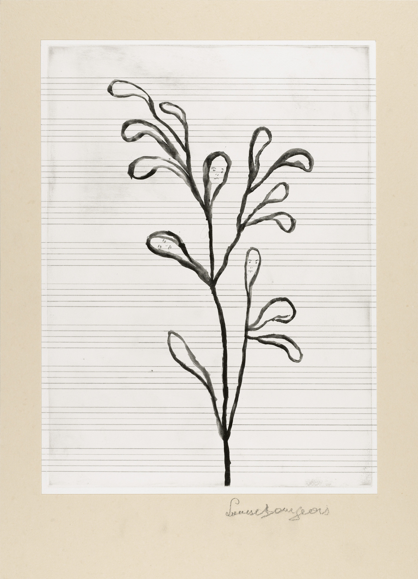 Louise Bourgeois. La Petite Pousse III