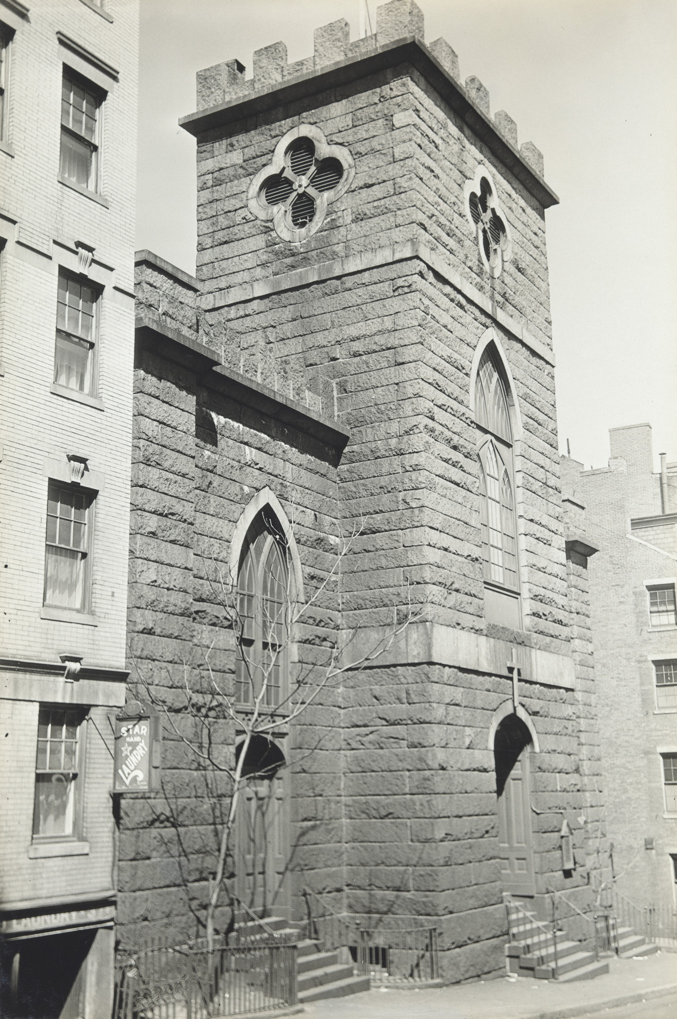 Walker Evans. Gothic Church, Boston, Massachusetts