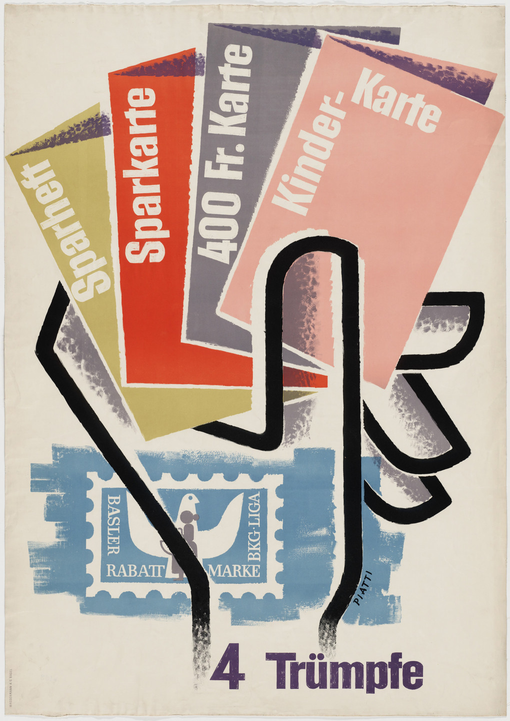 Celestino Piatti. 4 Trümpfe. 1949