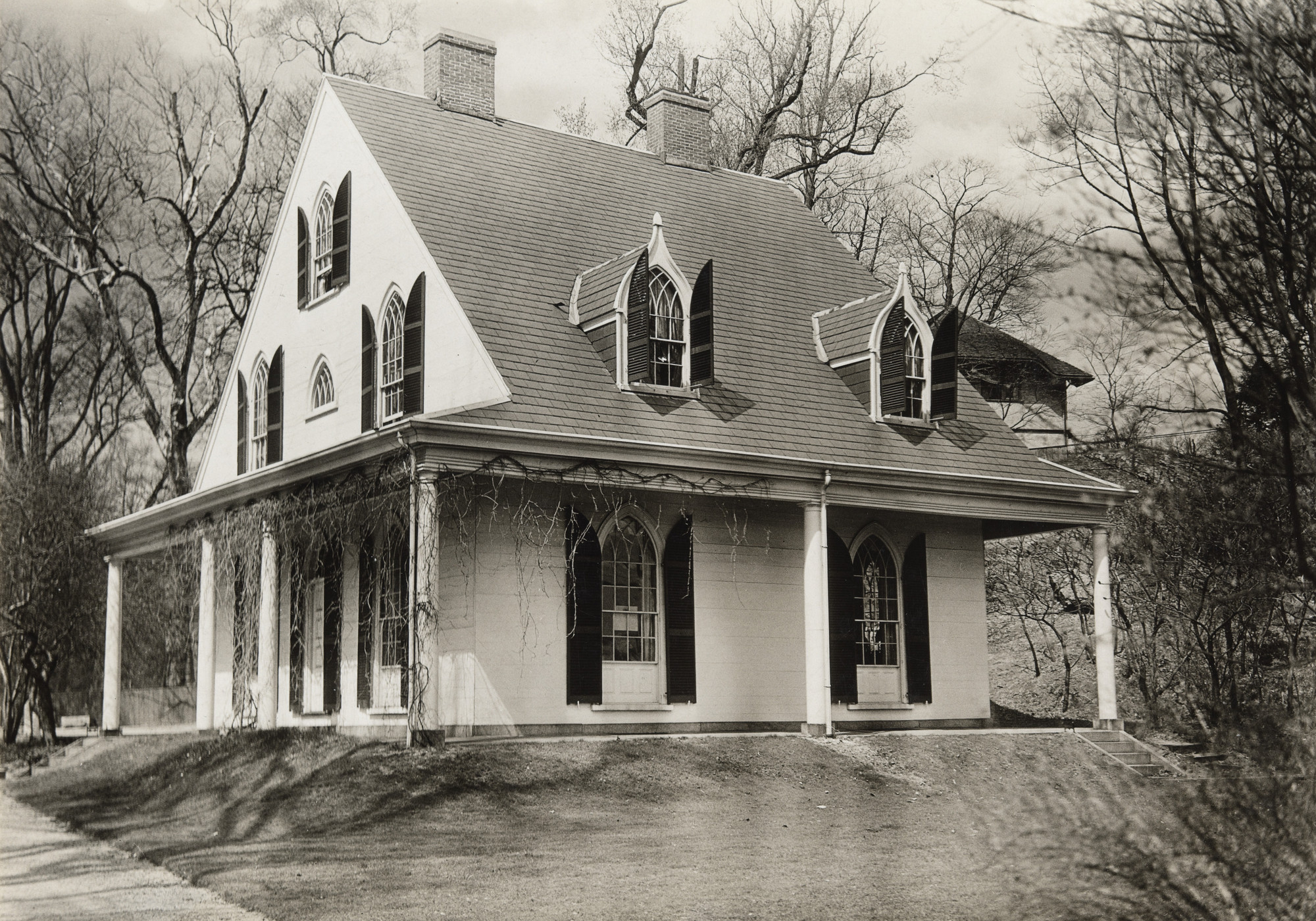 Walker Evans. Gothic House, Shutters, Chestnut Hill, Massachusetts