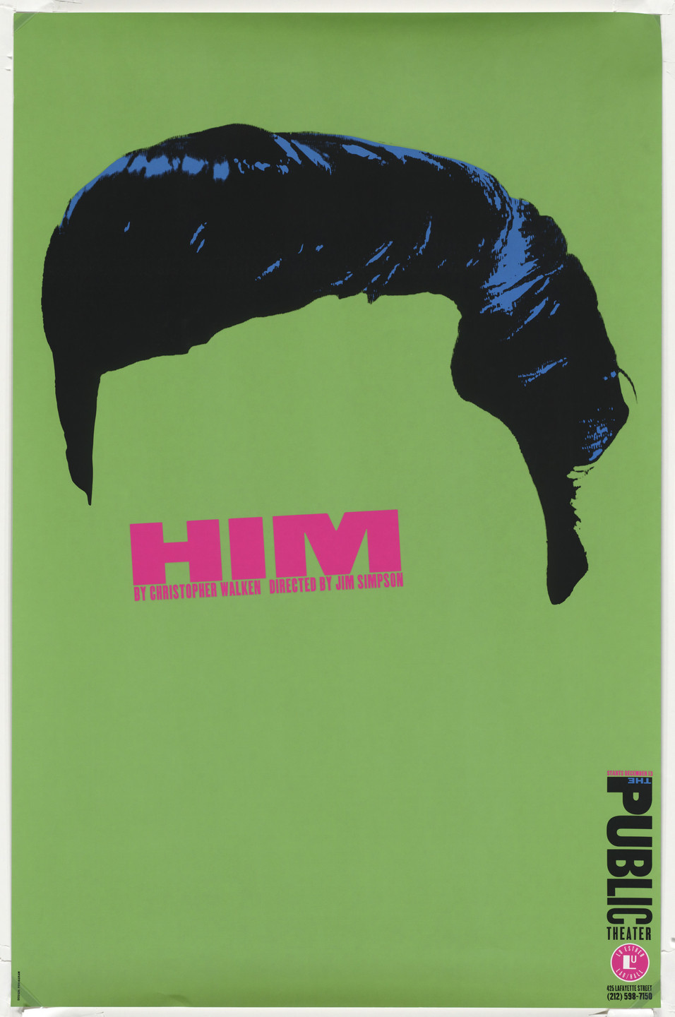 Paula Scher. Him. 1994