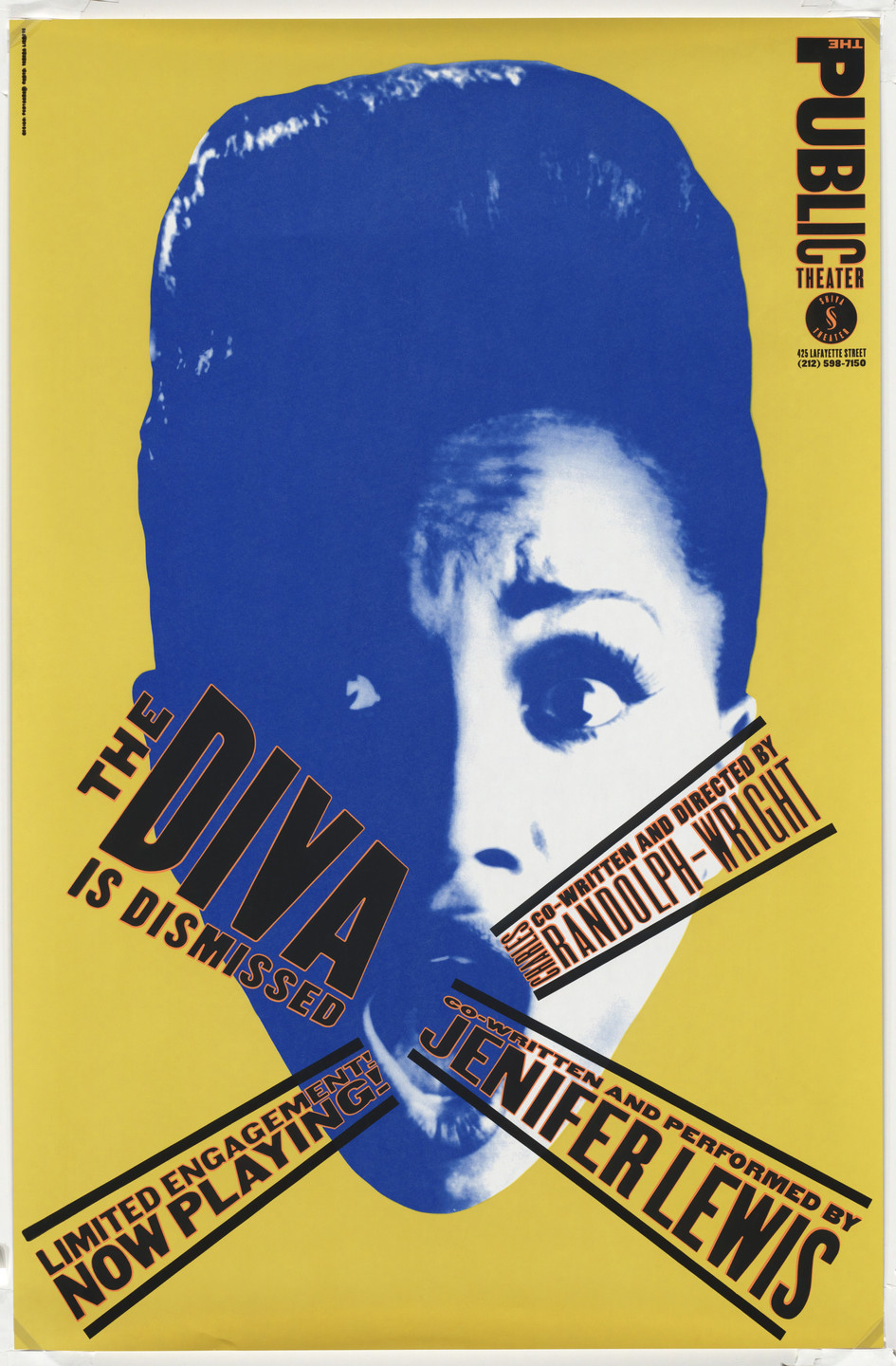 Paula Scher. The Diva is Dismissed. 1994