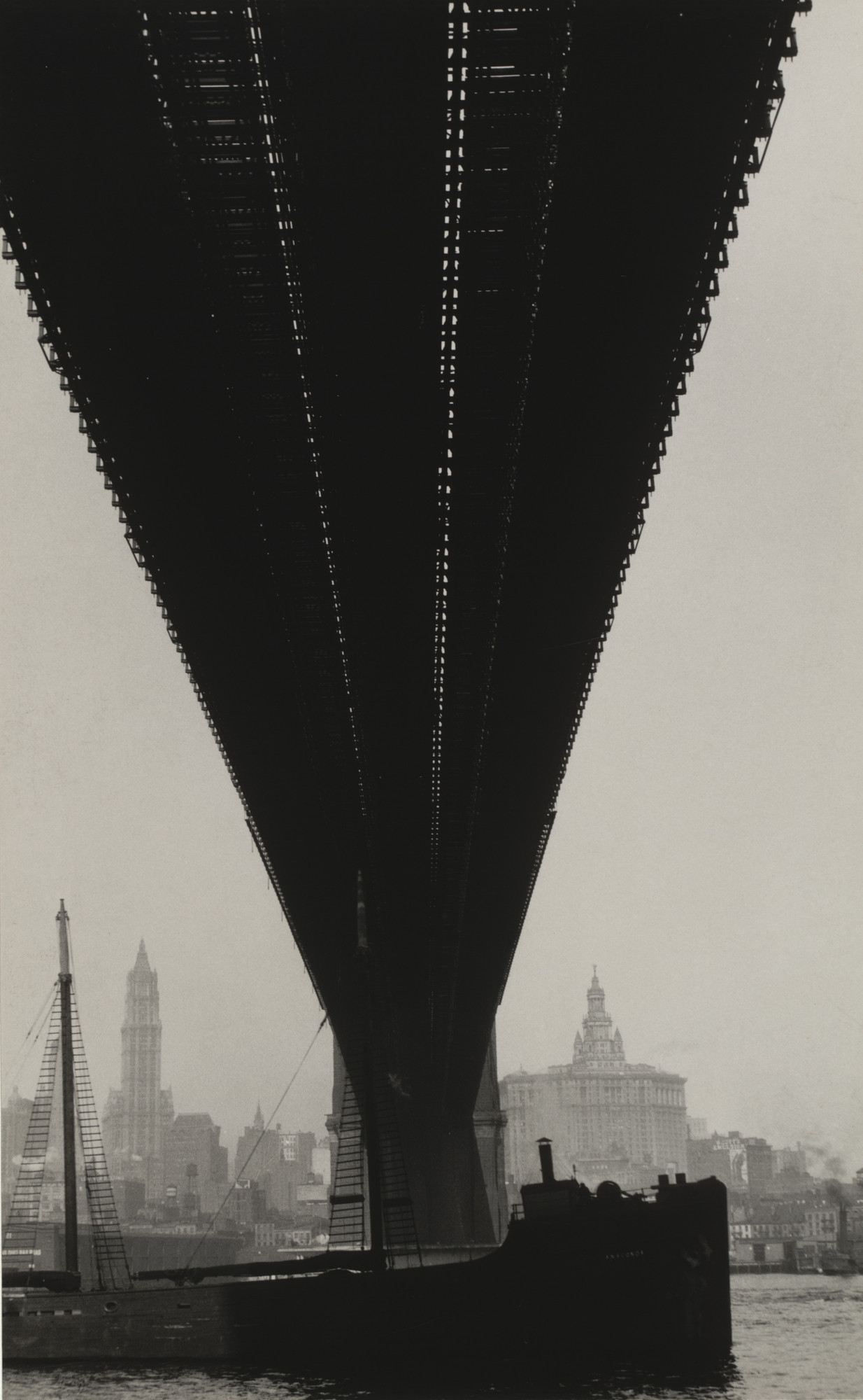 Walker Evans Brooklyn Bridge New York 1929 Moma