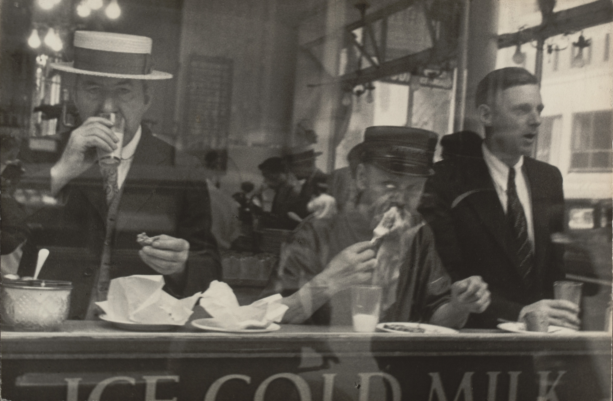 Walker Evans. City Lunch Counter, New York. 1929