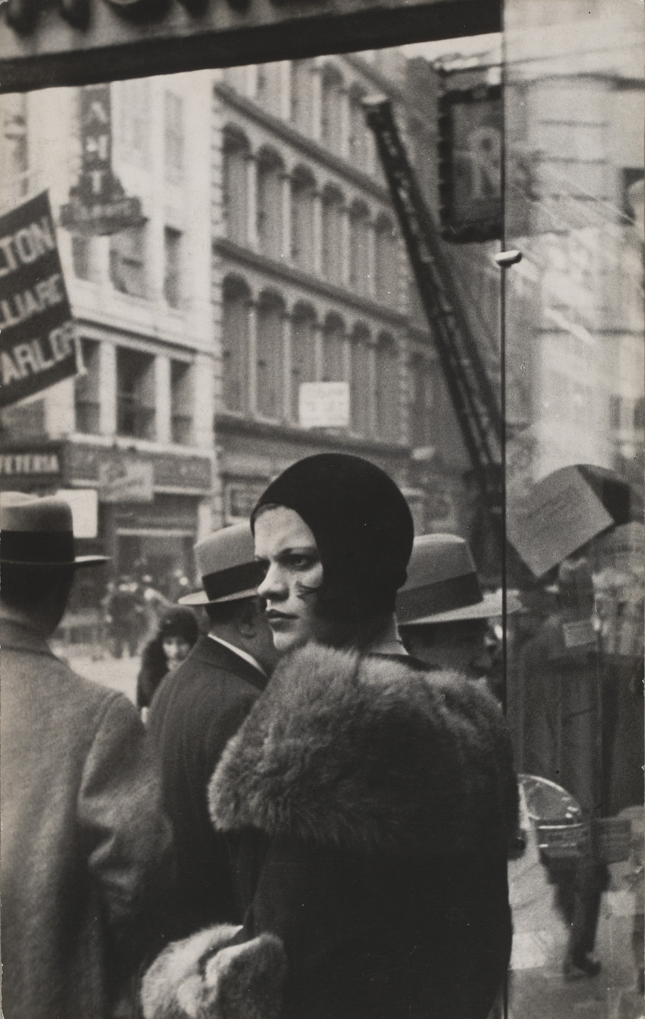 Walker Evans. Girl in Fulton Street, New York. 1929