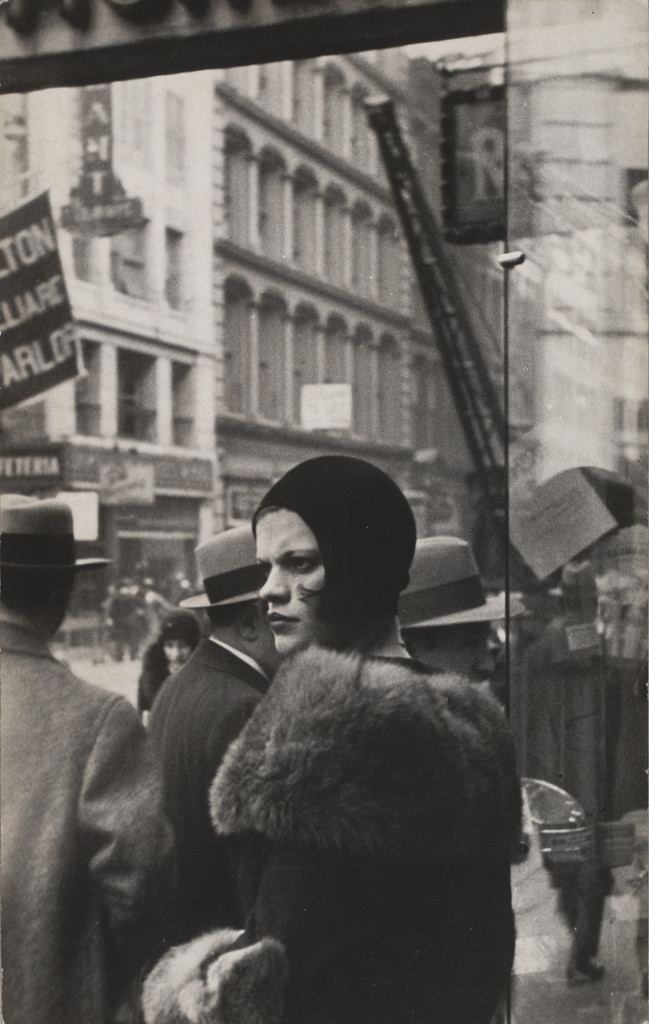 Girl in Fulton Street, New York
