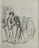Balthus (Baltusz Klossowski de Rola). Illustrations for Bronte: Wuthering Heights. a) &#34;...The Room is Haunted! I&#39;m Afraid of Being Alone!&#34;. b) &#34;Miss Cathy Seized Him Again&#34;. (1933)
