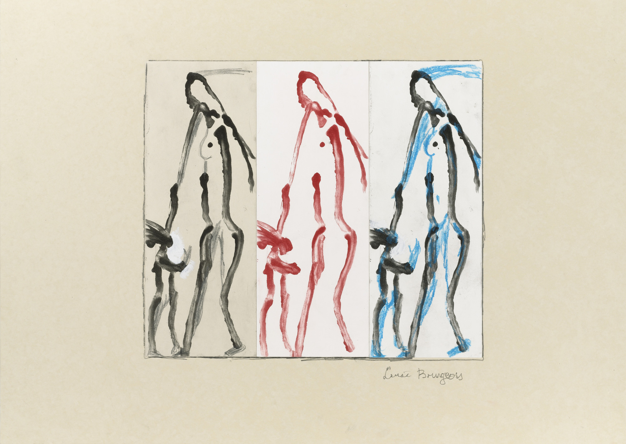 Louise Bourgeois. Mother and Child, only state
