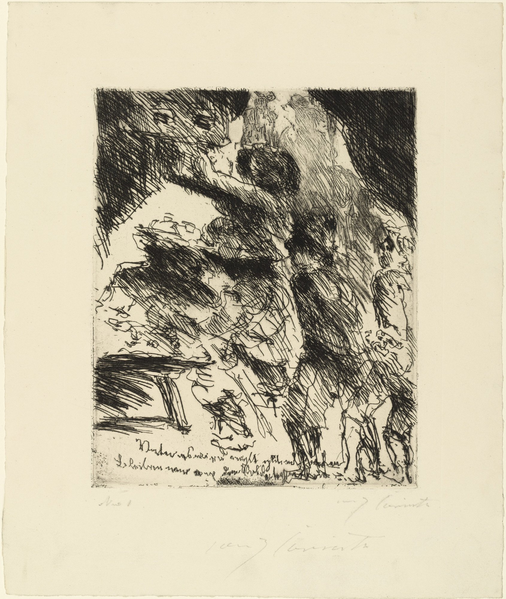 Lovis Corinth. Father, this won't turn out well. We should stay away from the gang of soldiers