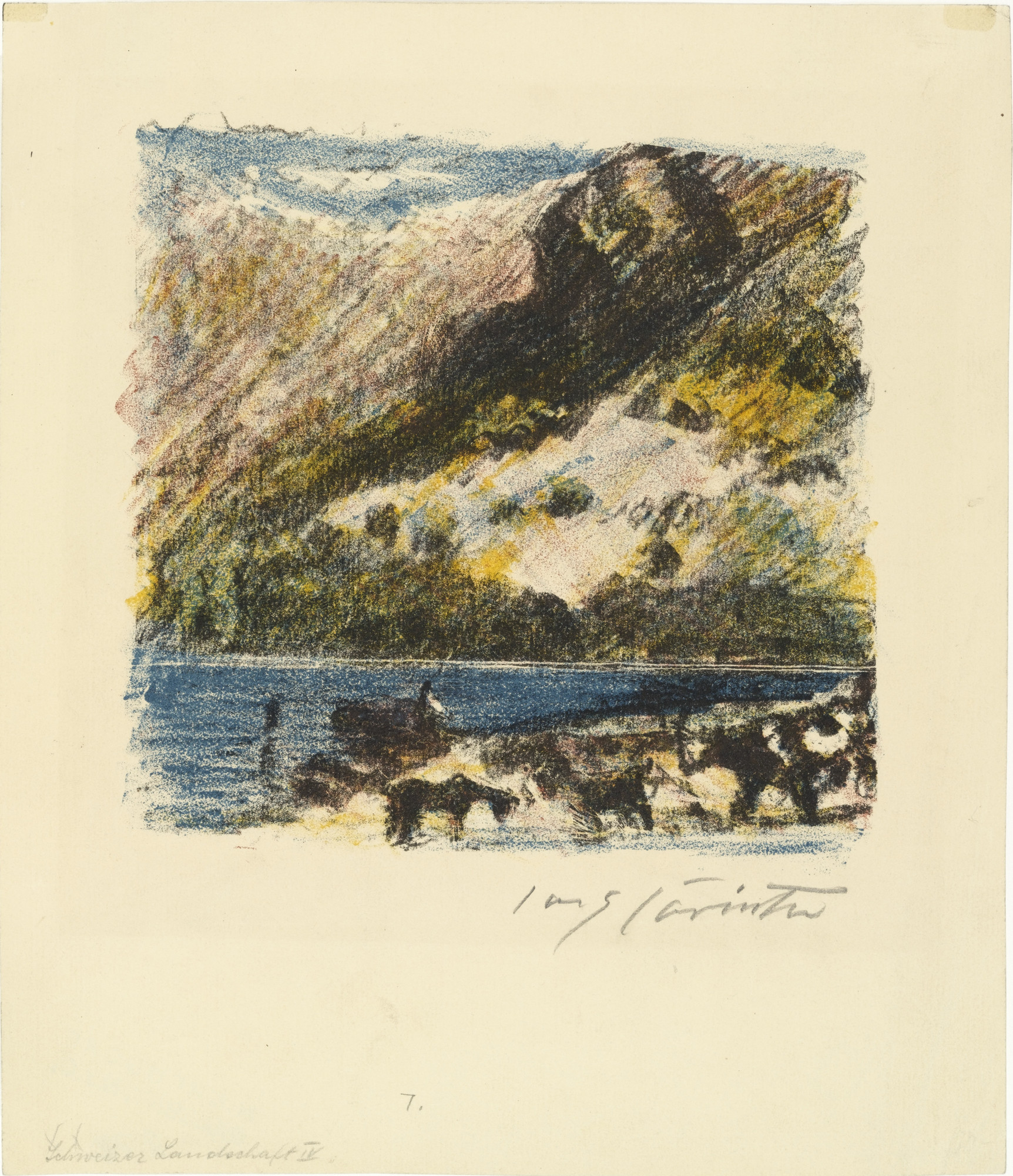 Lovis Corinth. Bergsee