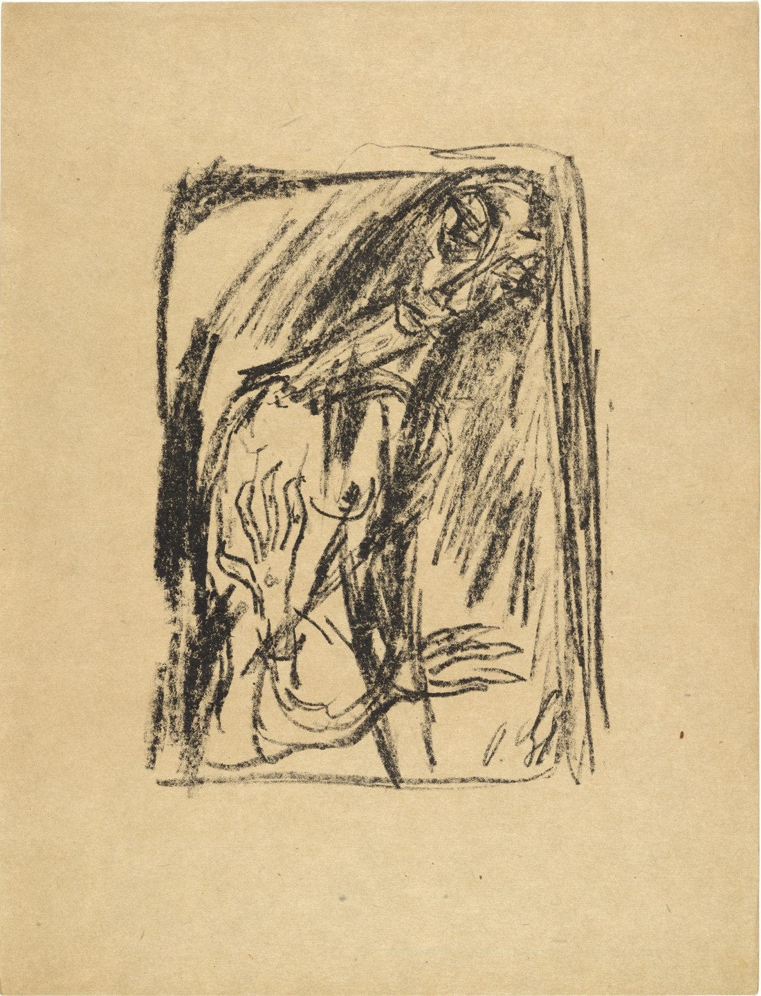 Otto Gleichmann. Transience (Vergänglichkeit) (plate, loose leaf) from the periodical Das Kunstblatt, vol. 2, no. 5 (May 1918). 1918