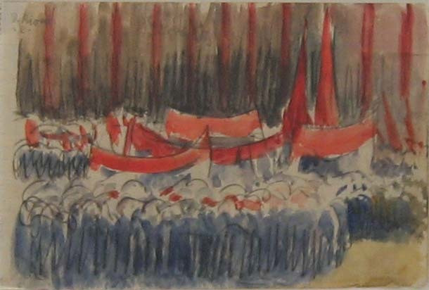 Diego Rivera. May Day, Moscow. 1928