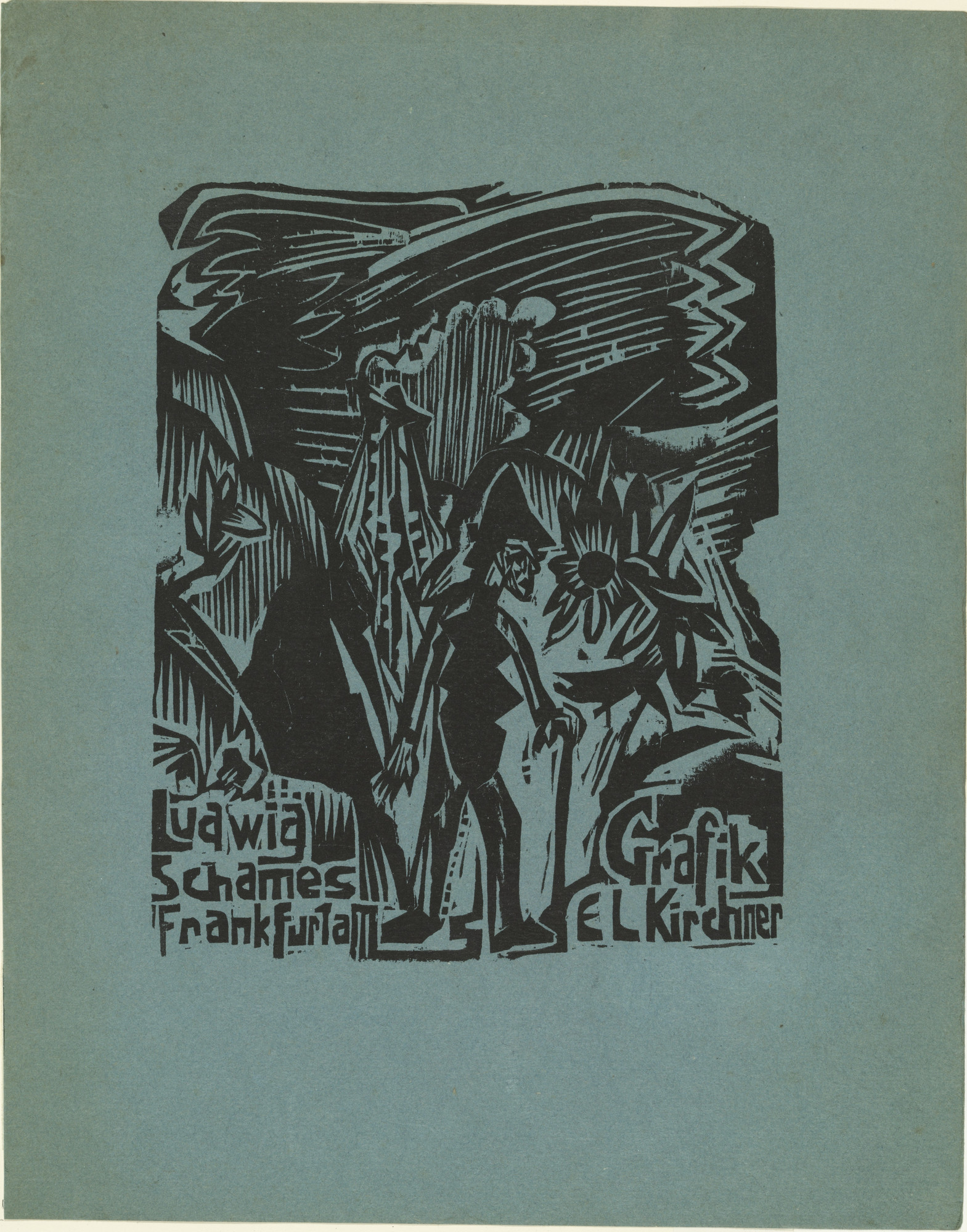 Ernst Ludwig Kirchner. Untitled (Cover from exhibition catalogue Grafik E.L. Kirchner)