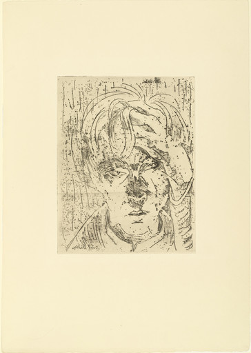 Self-Portrait, Head Propped on Hand