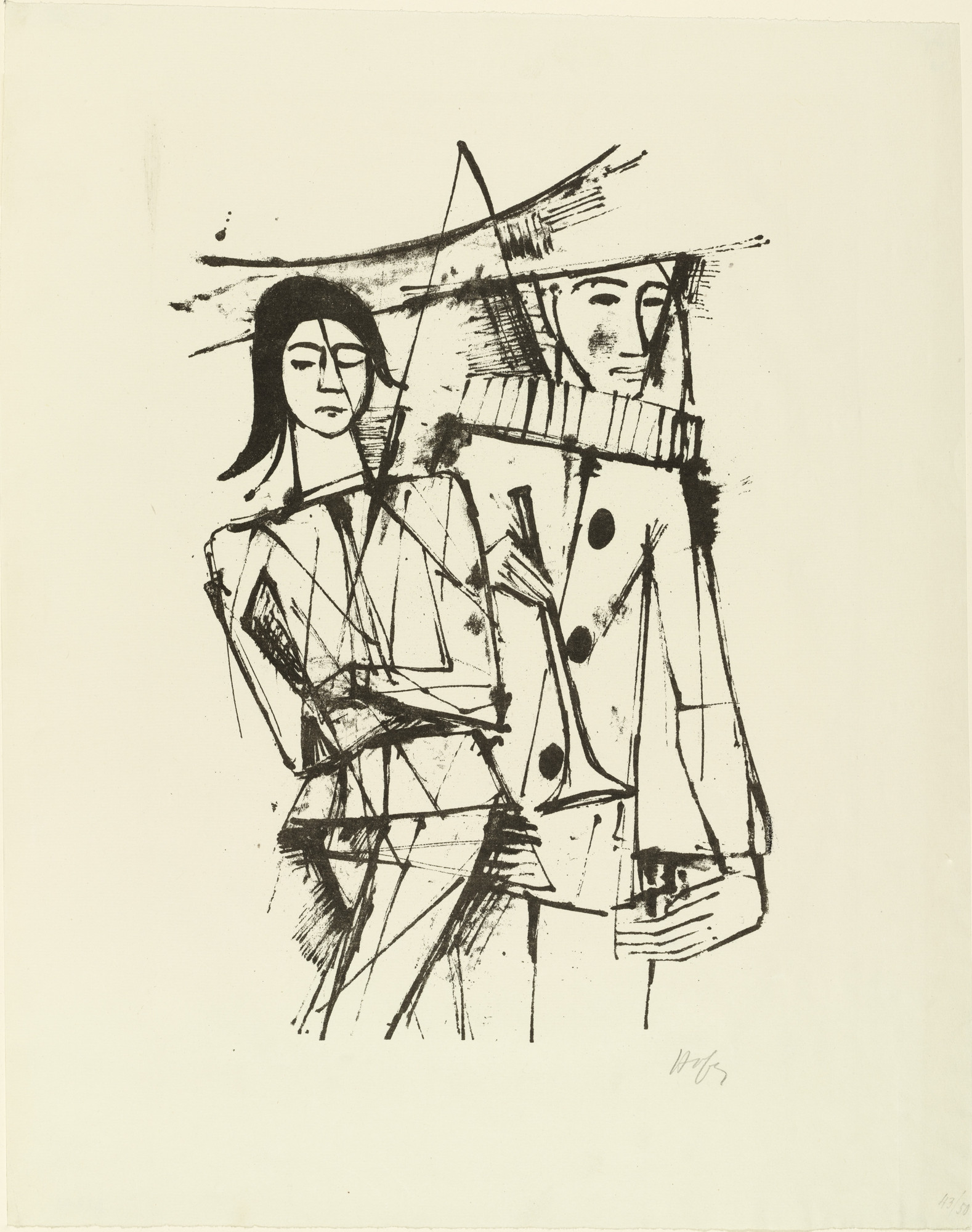 Karl Hofer. Carnival (Carneval)