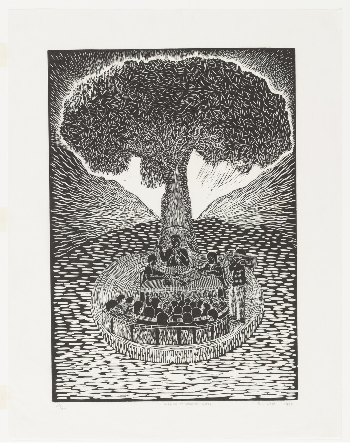 Sandile Goje. Making Democracy Work. 1996