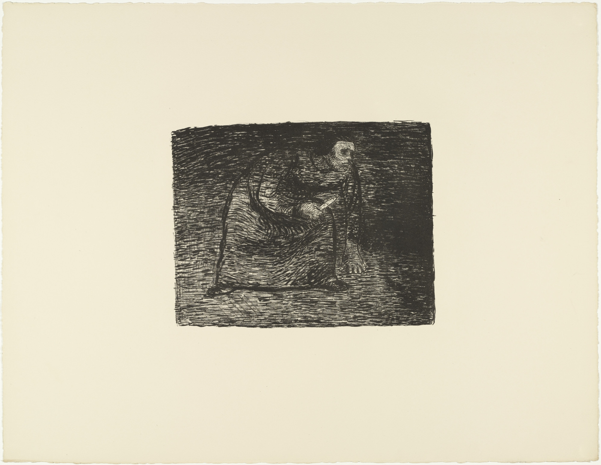 Ernst Barlach. Contemplating Murder (Auf Mord bedacht) from The Dead Day (Der tote Tag)