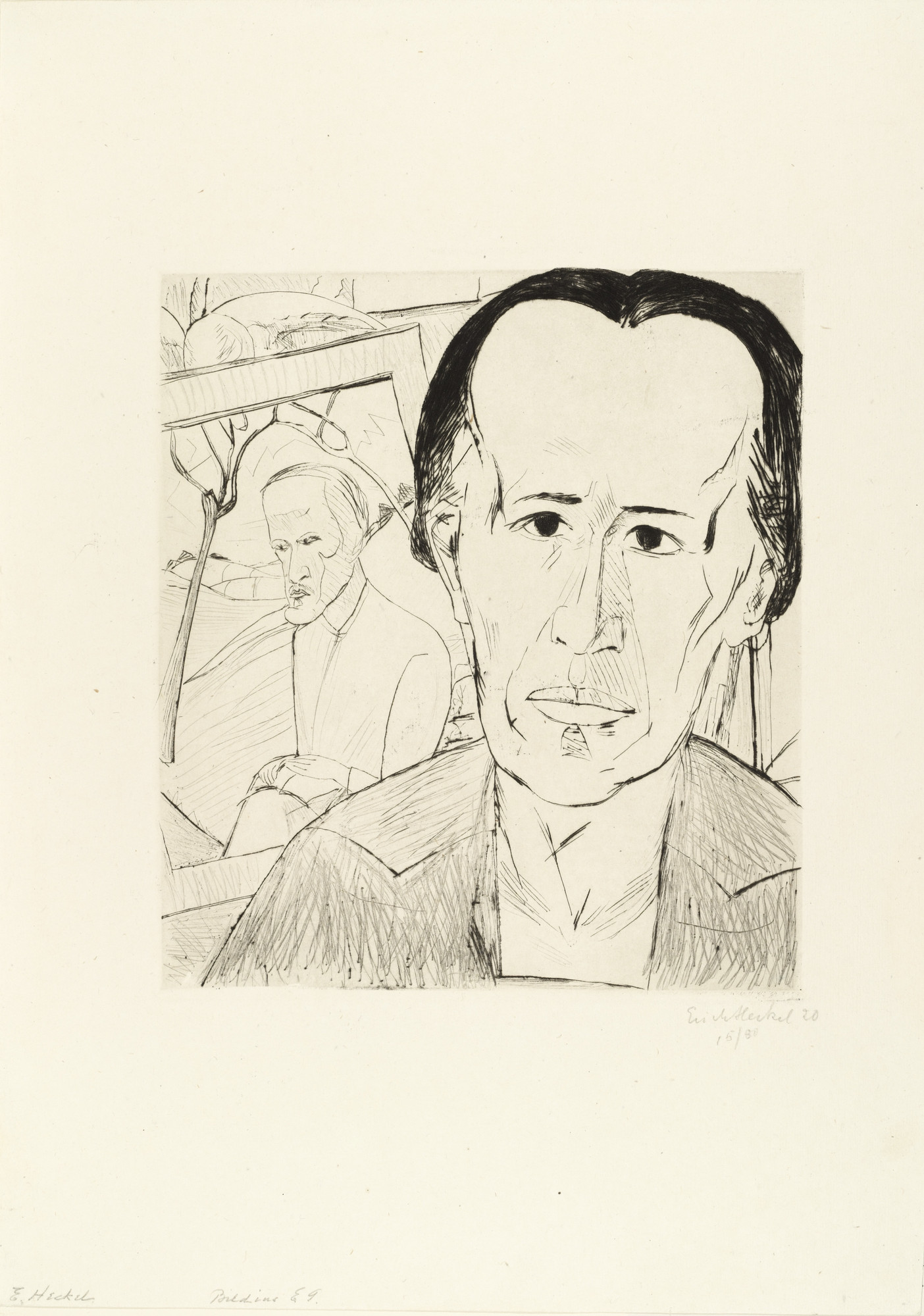Erich Heckel. Portrait of E.G. (Bildnis E.G.)