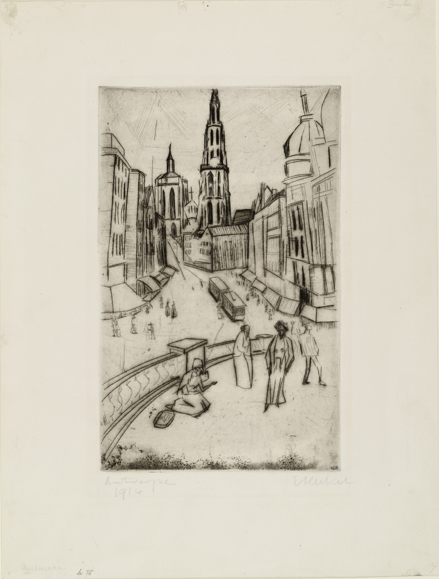 Erich Heckel. Antwerp (Antwerpen)