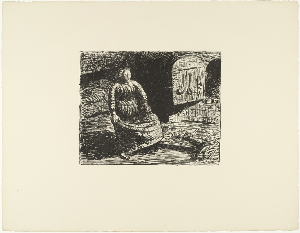 Woman at Hearth (Die Frau am Herd) from The Dead Day (Der tote Tag)